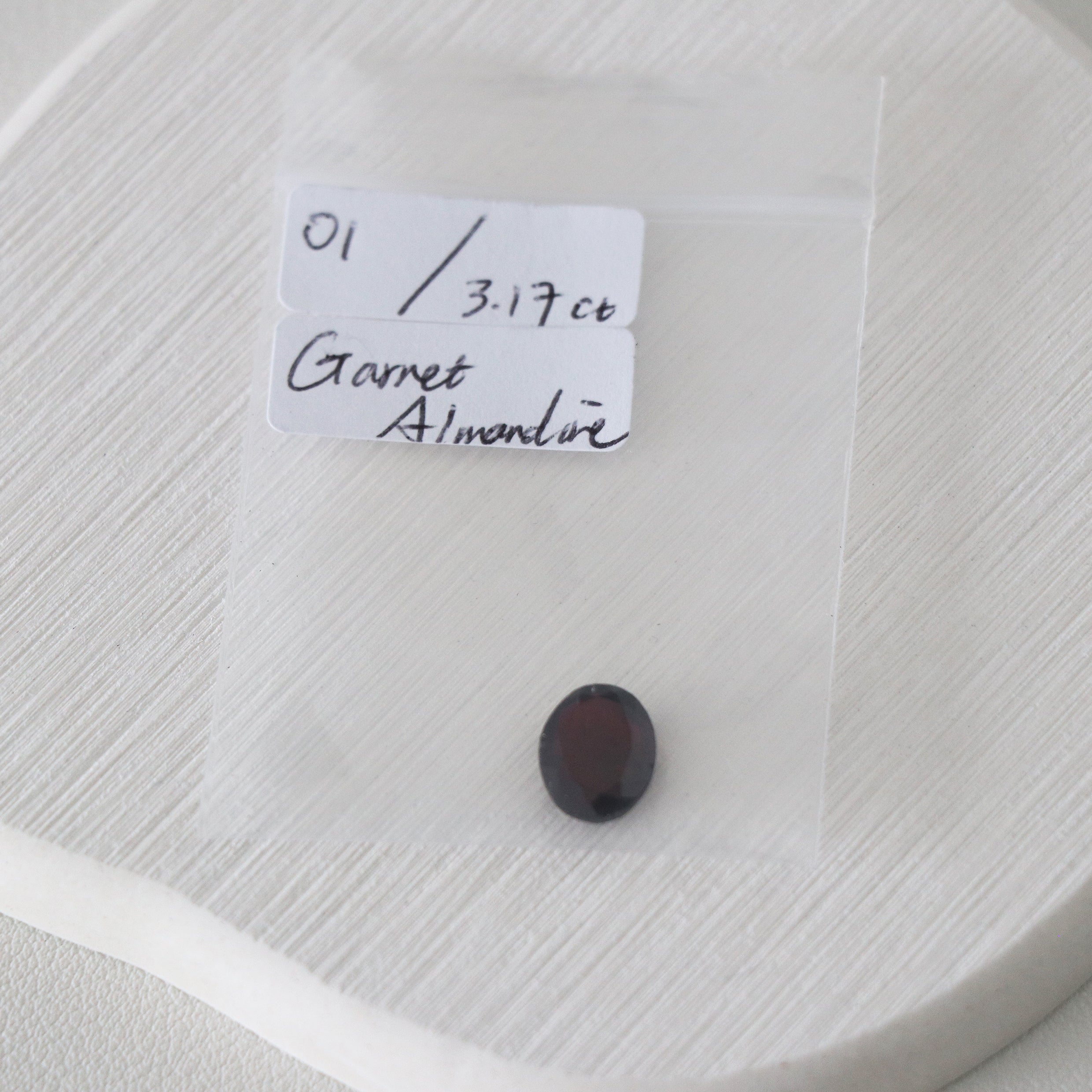 Almandine Garnet - Mystery stone 1 - Gem Identification series