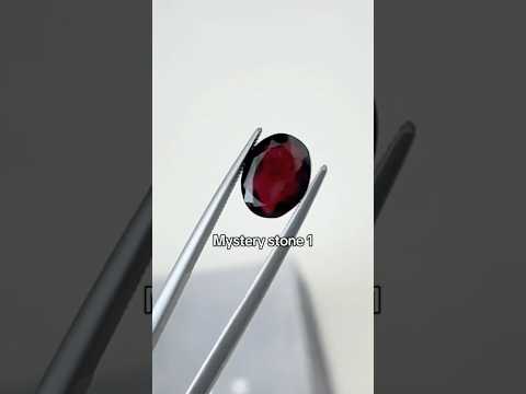 Almandine Garnet - Mystery stone 1 - Gem Identification series
