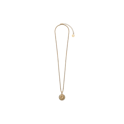 Panis Quadratus Pendant Necklace - Gold