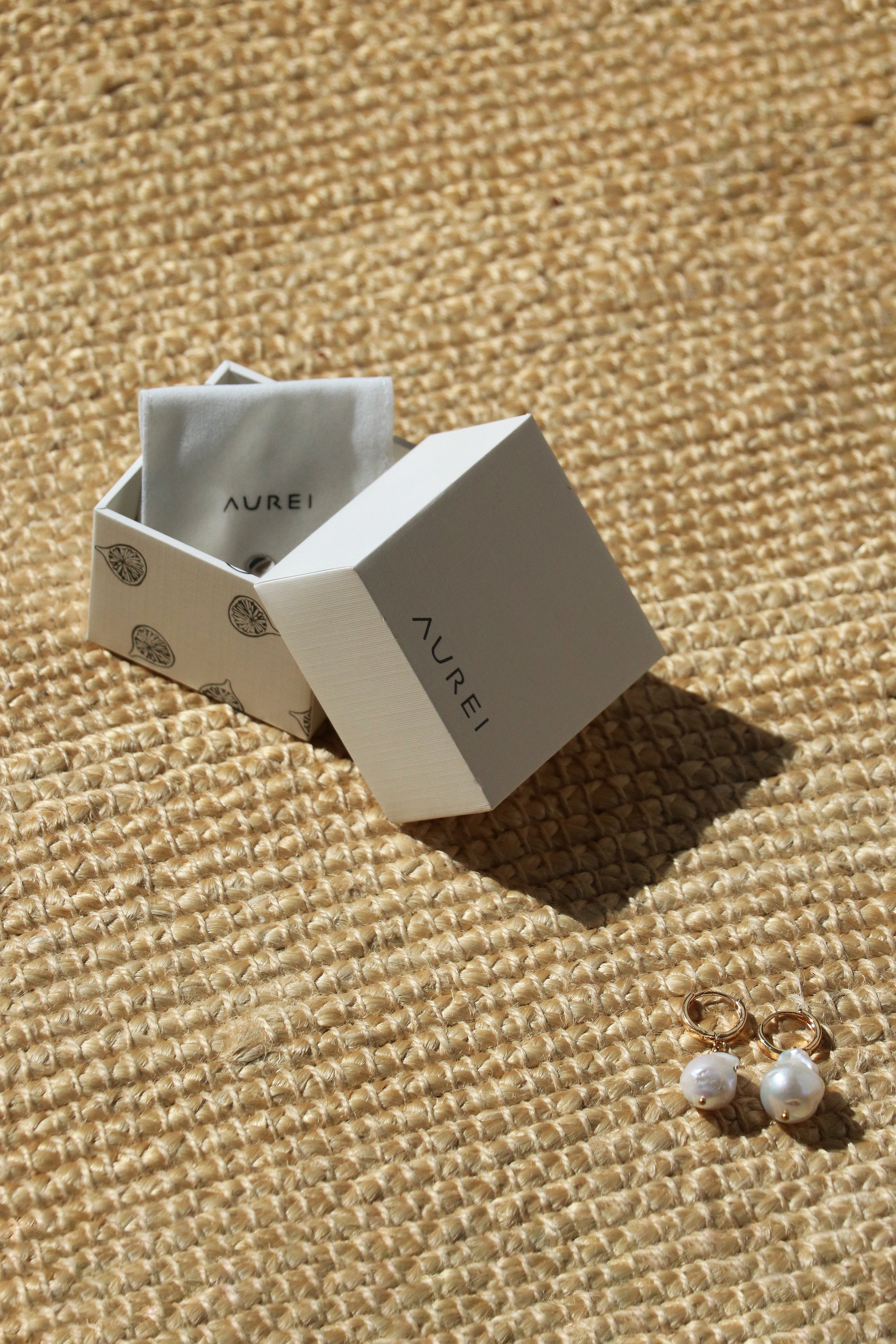 Marie - Large Baroque Freshwater Cultured Pearl Earrings
