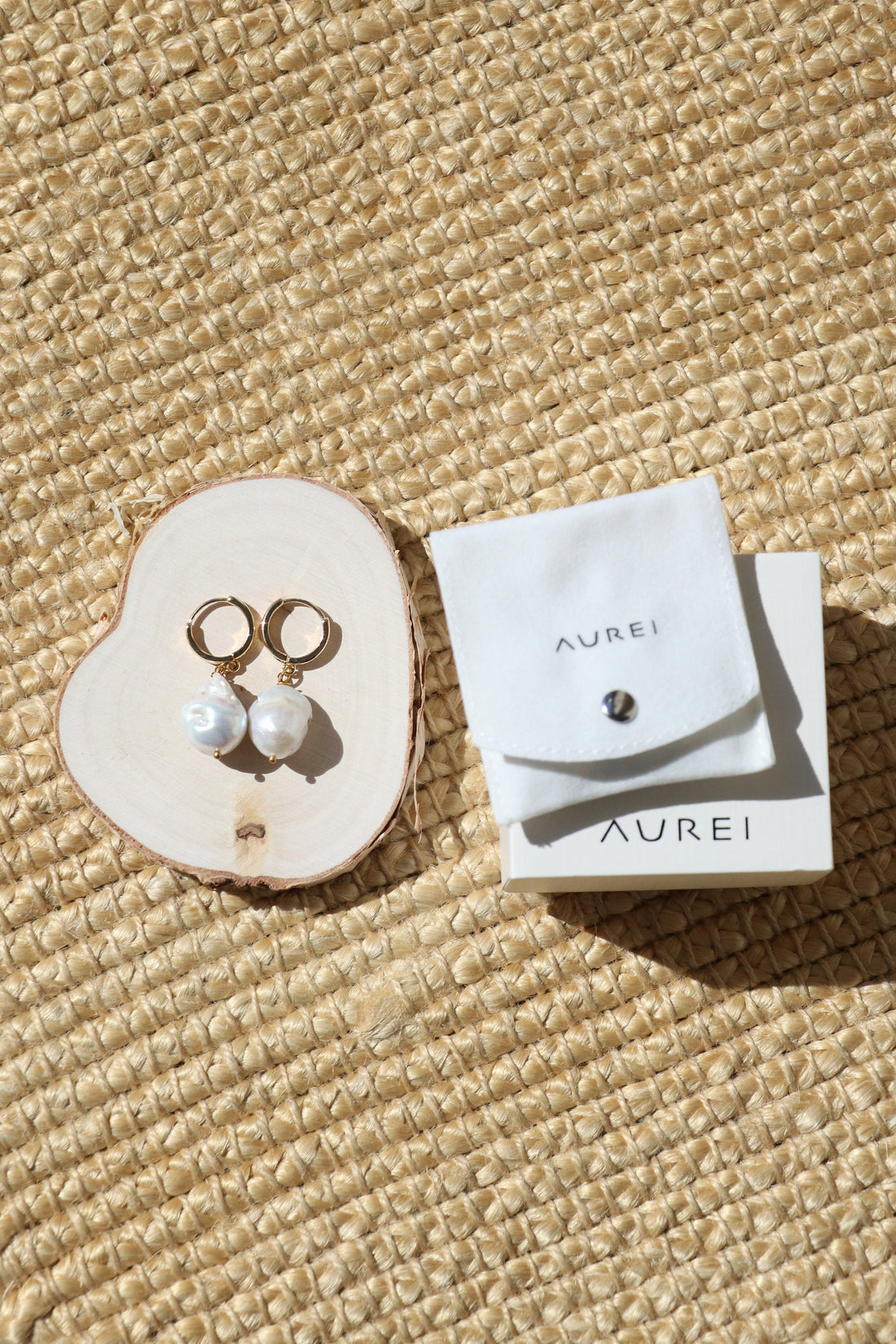 Marie - Large Baroque Freshwater Cultured Pearl Earrings