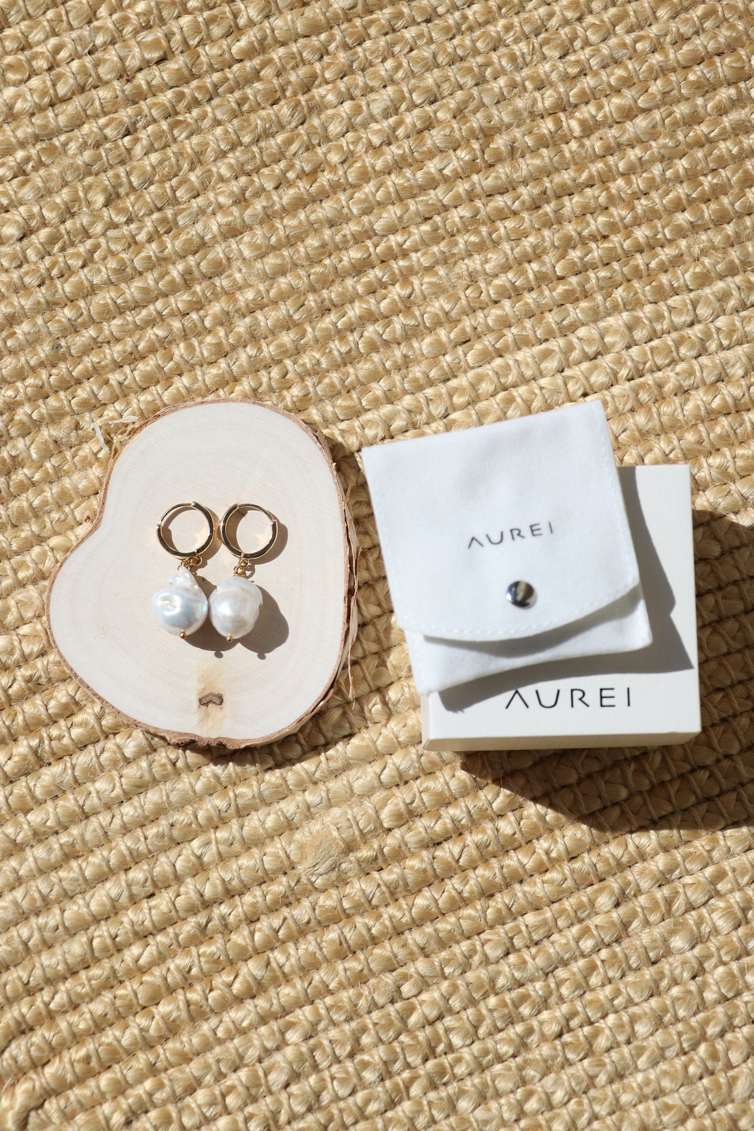 Marie - Large Baroque Freshwater Cultured Pearl Earrings