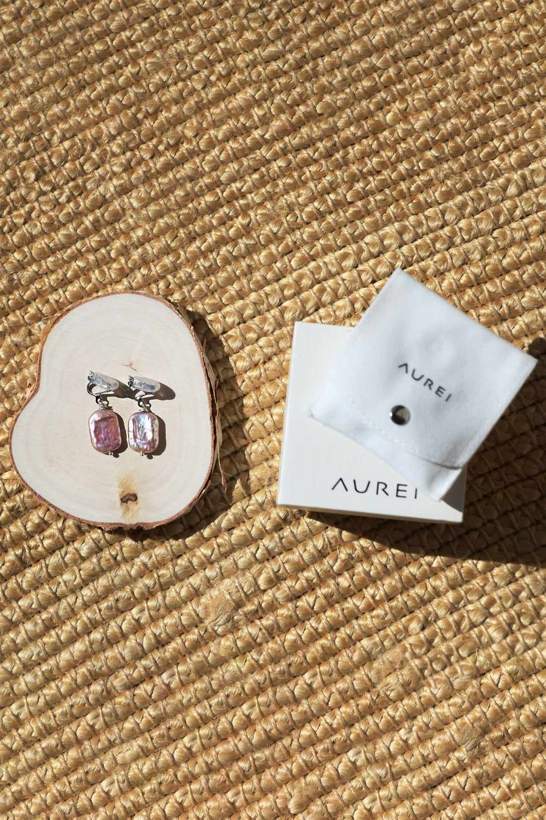 Emma Clip-on Earrings - Silver - Lavender Baroque Freshwater Cultured Pearl Earrings