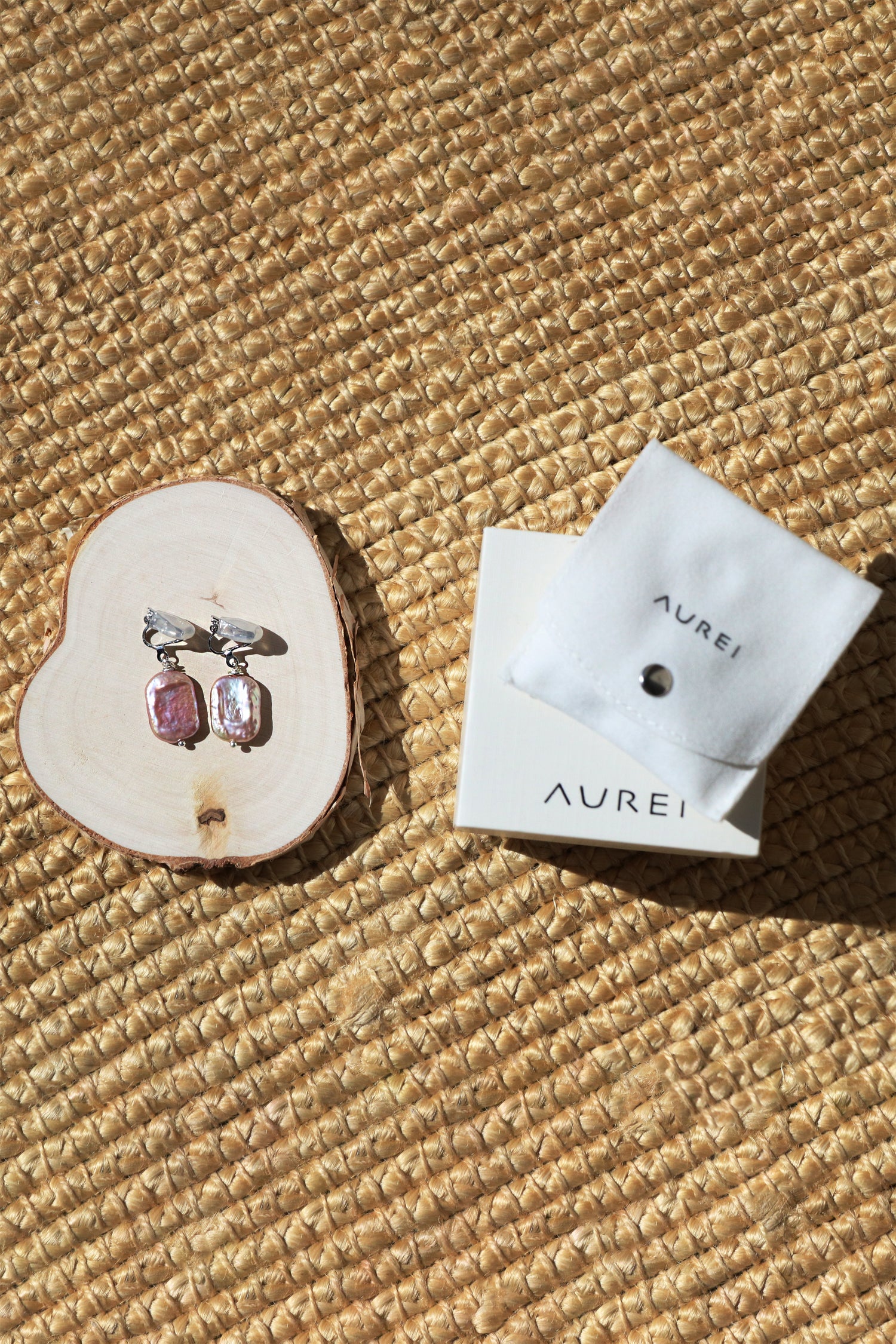 Emma Clip-on Earrings - Silver - Lavender Baroque Freshwater Cultured Pearl Earrings