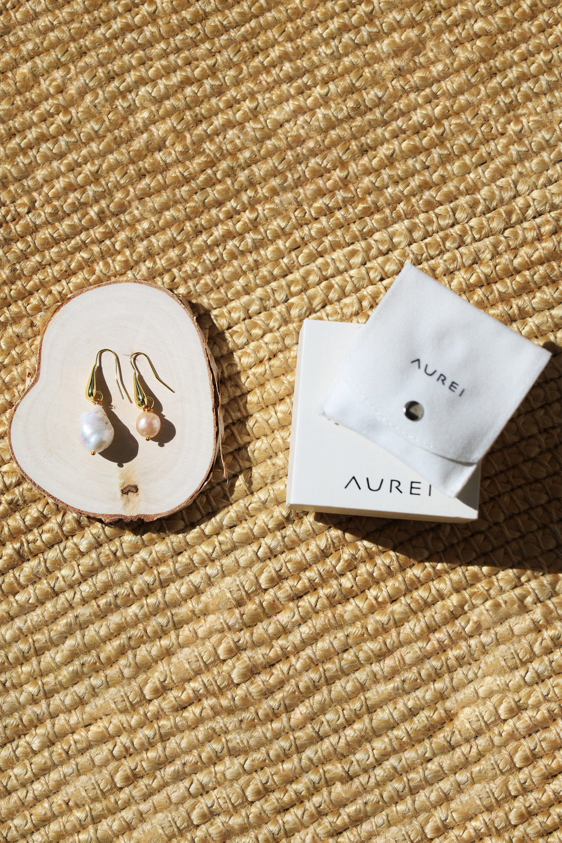 Joan - Asymmetric Baroque Freshwater Cultured Pearl Earrings