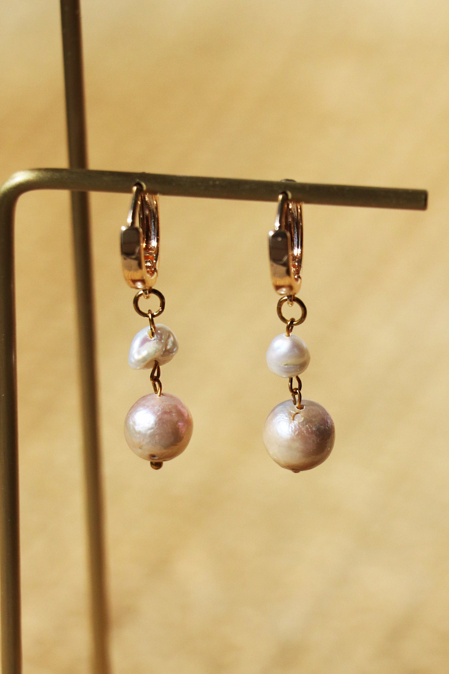 Margaret - Baroque Freshwater Cultured Pearl Earrings