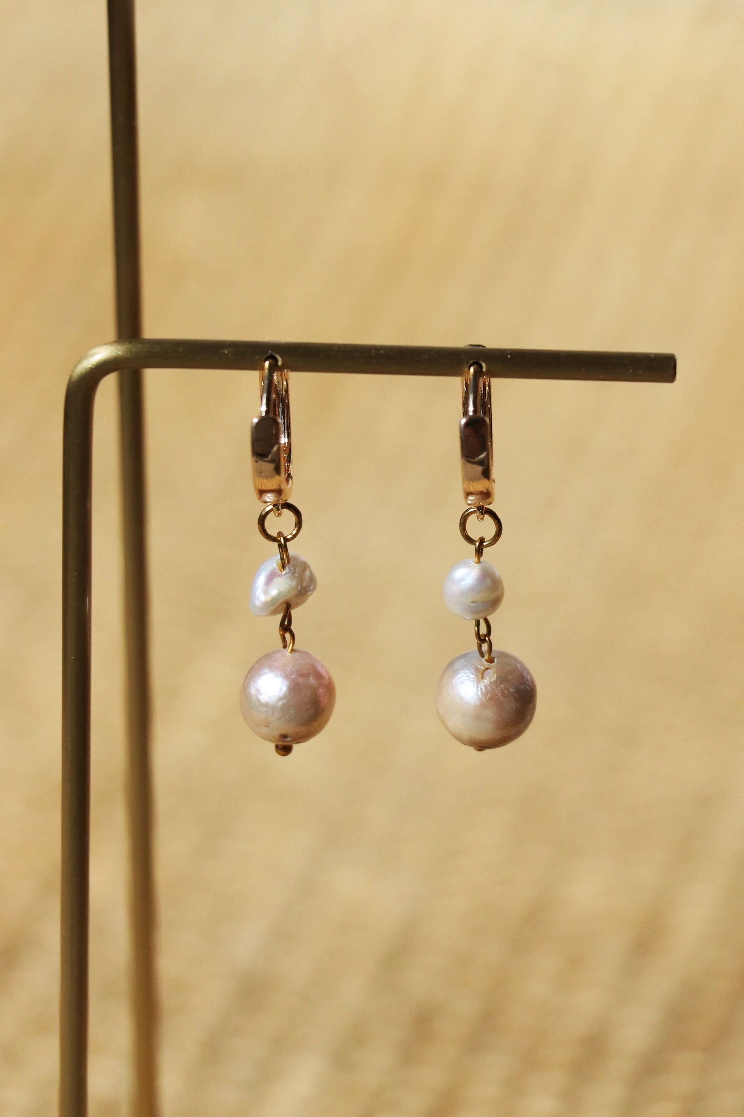 Margaret - Baroque Freshwater Cultured Pearl Earrings