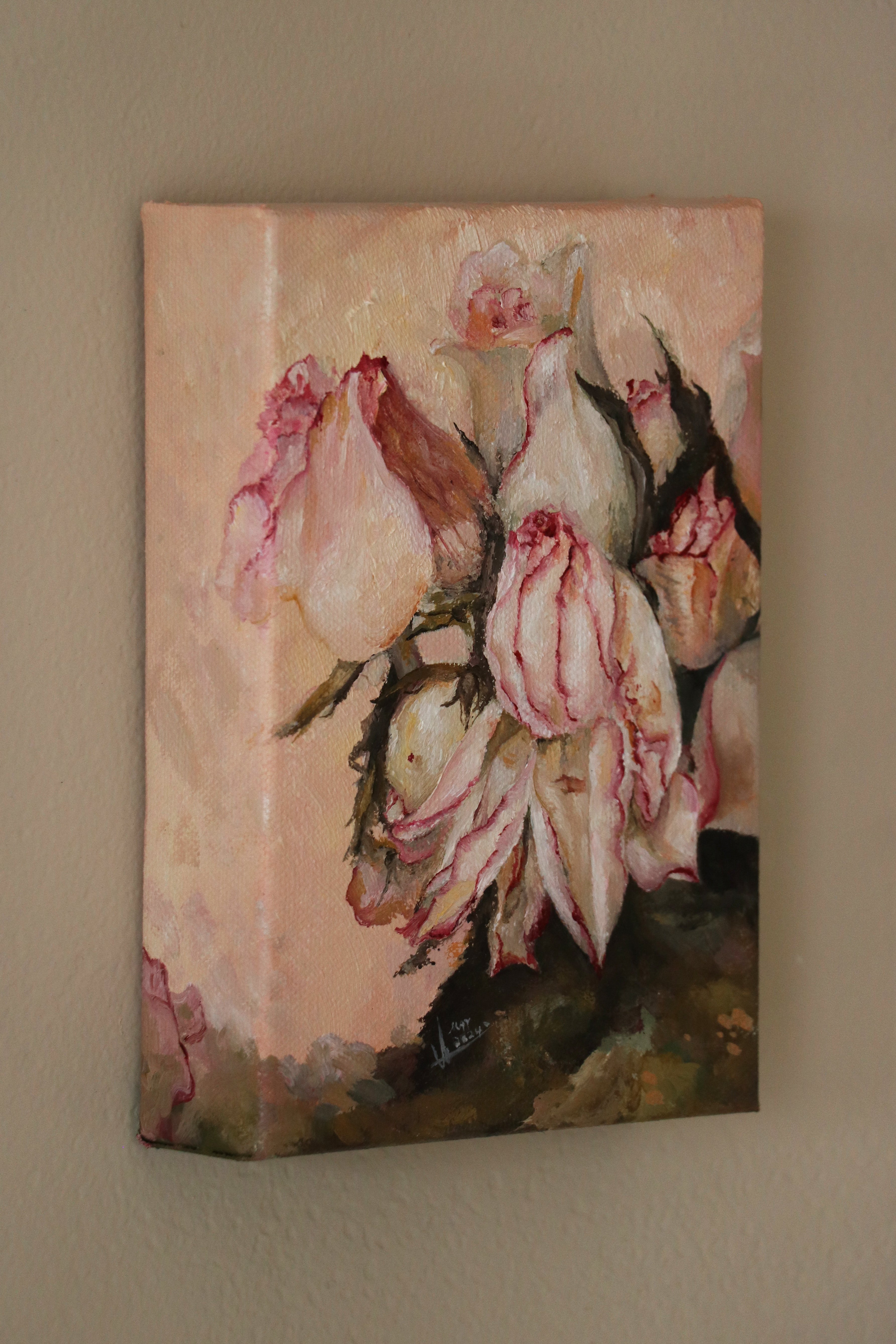 Withered Roses - Miaaurei - Oil Painting on canvas - 2024