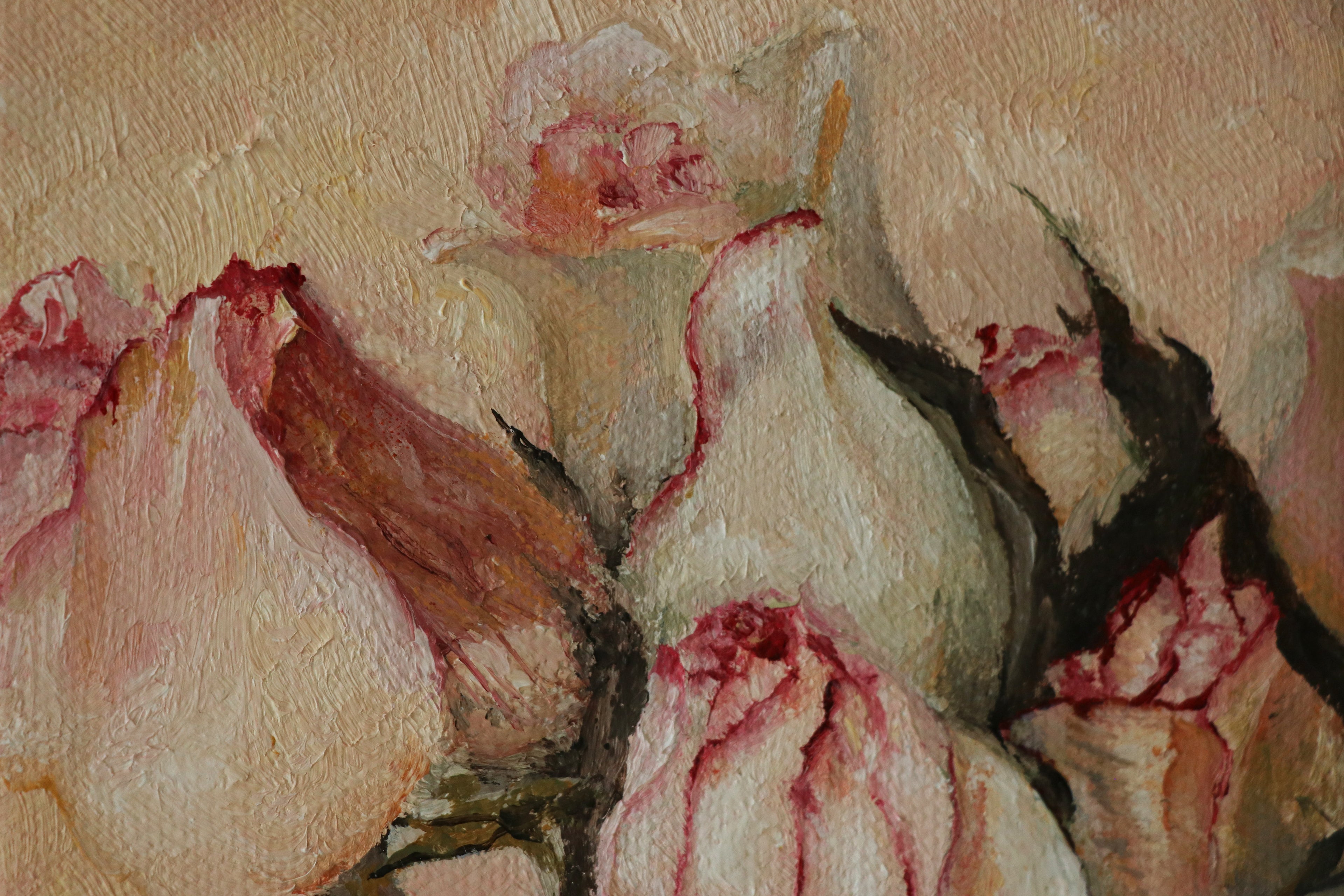 Withered Roses - Miaaurei - Oil Painting on canvas - 2024