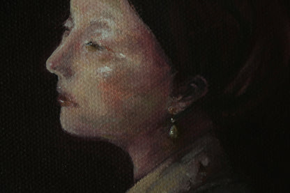 The Pearl Earring - Miaaurei - Oil Painting on canvas - 2024