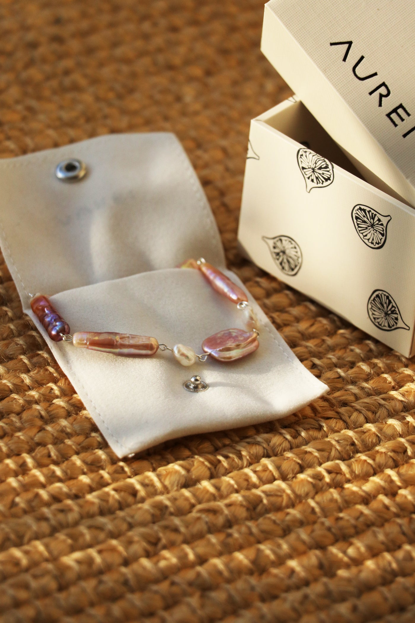 Charlotte - Mixed shape Freshwater Baroque Cultured Pearls Bracelet