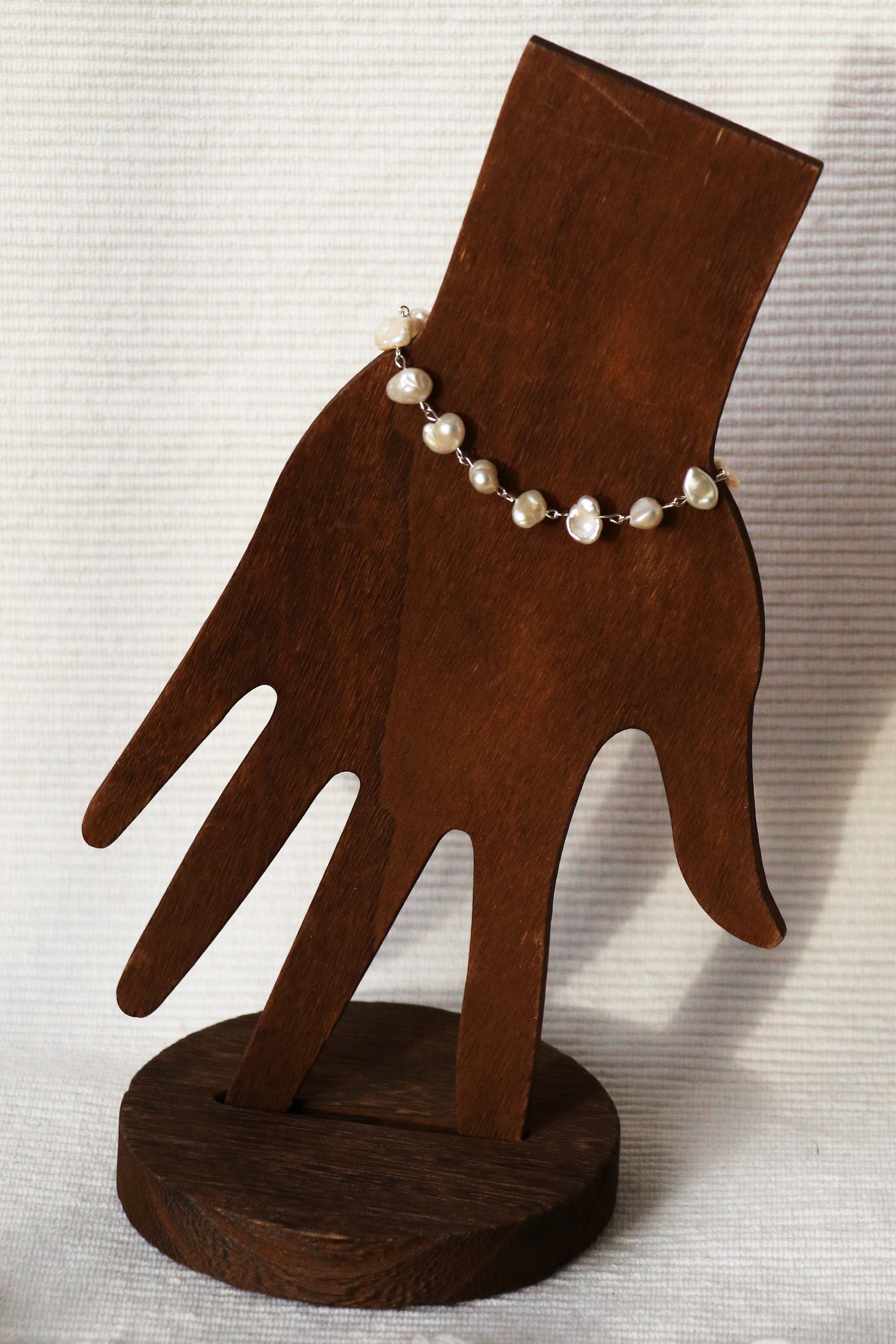 Sophia -  Small Freshwater Baroque Cultured Pearls Bracelet