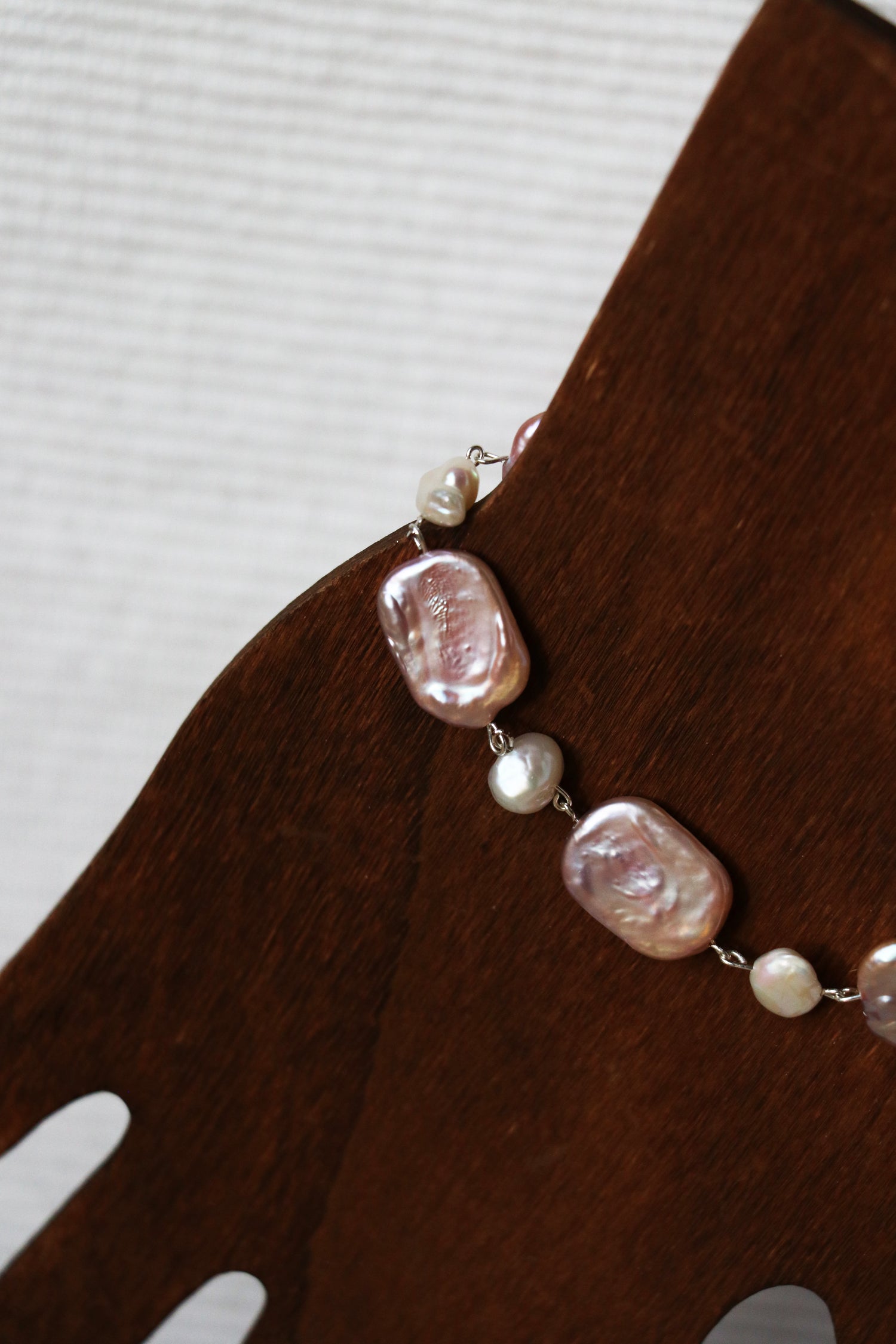 Eloise - Mixed shape Freshwater Baroque Cultured Pearls Bracelet