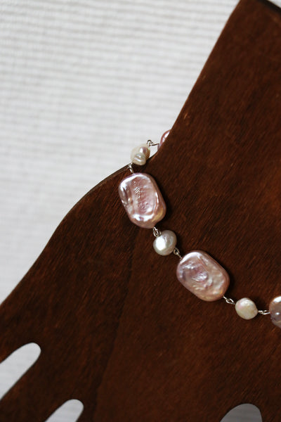 Eloise - Mixed shape Freshwater Baroque Cultured Pearls Bracelet