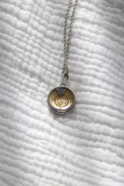 Grapes Coin Pendant Necklace