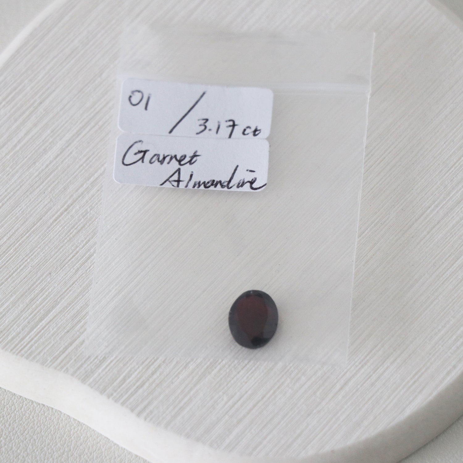 Almandine Garnet - Mystery stone 1 - Gem Identification series