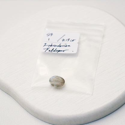 Labradorite / Feldspar - Mystery stone 121 - Gem Identification series