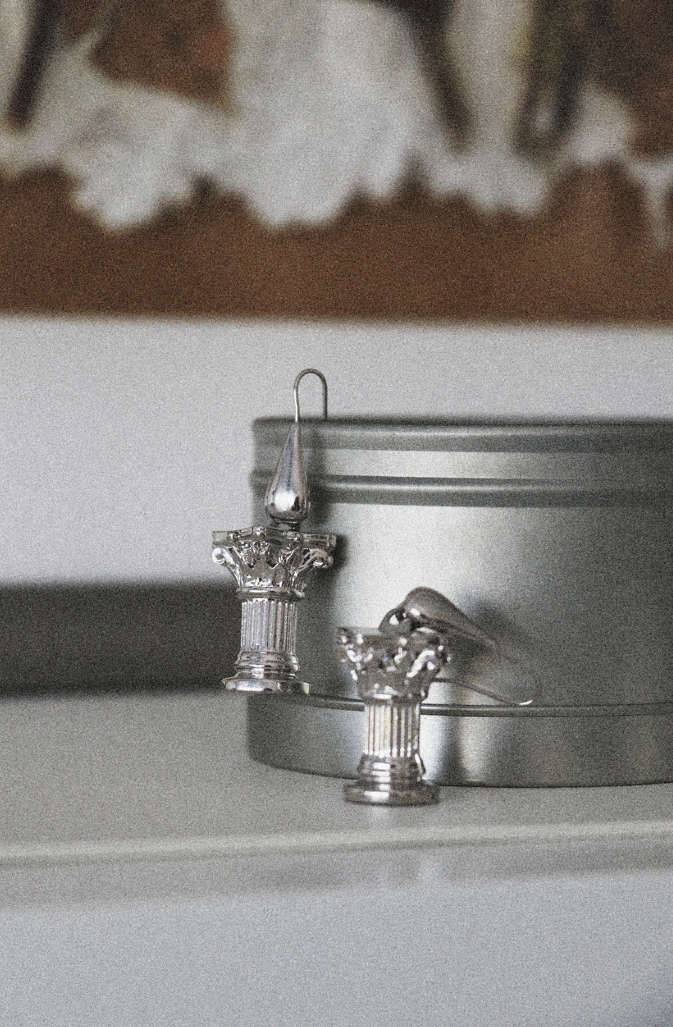 Column Dangle Earrings