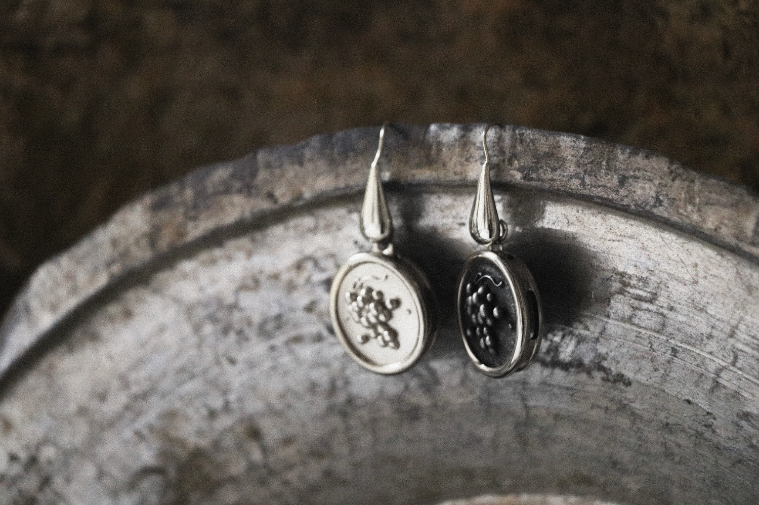 Grapes Dangle Earrings
