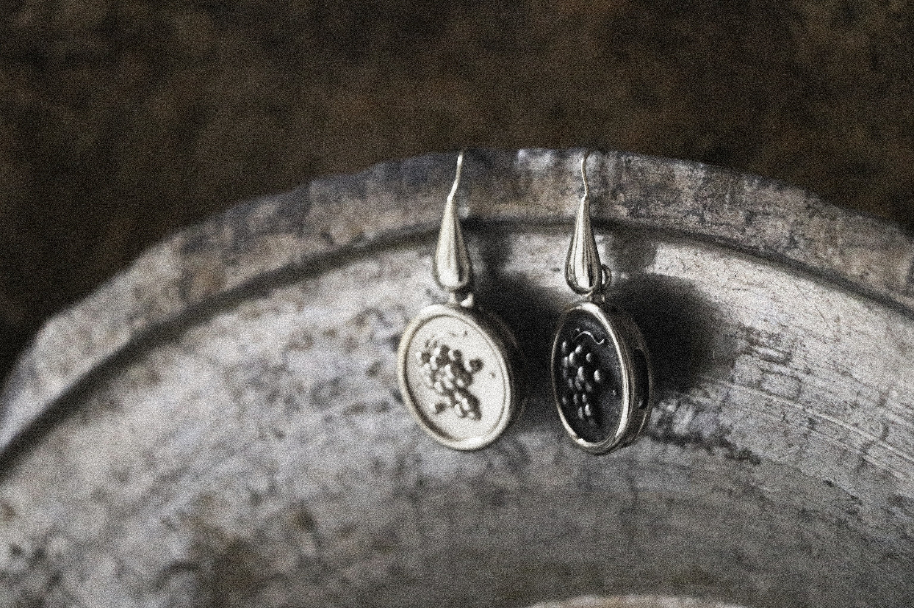 Grapes Dangle Earrings