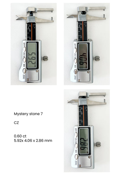 Cubic Zirconia - Mystery stone 7 - Gem Identification series